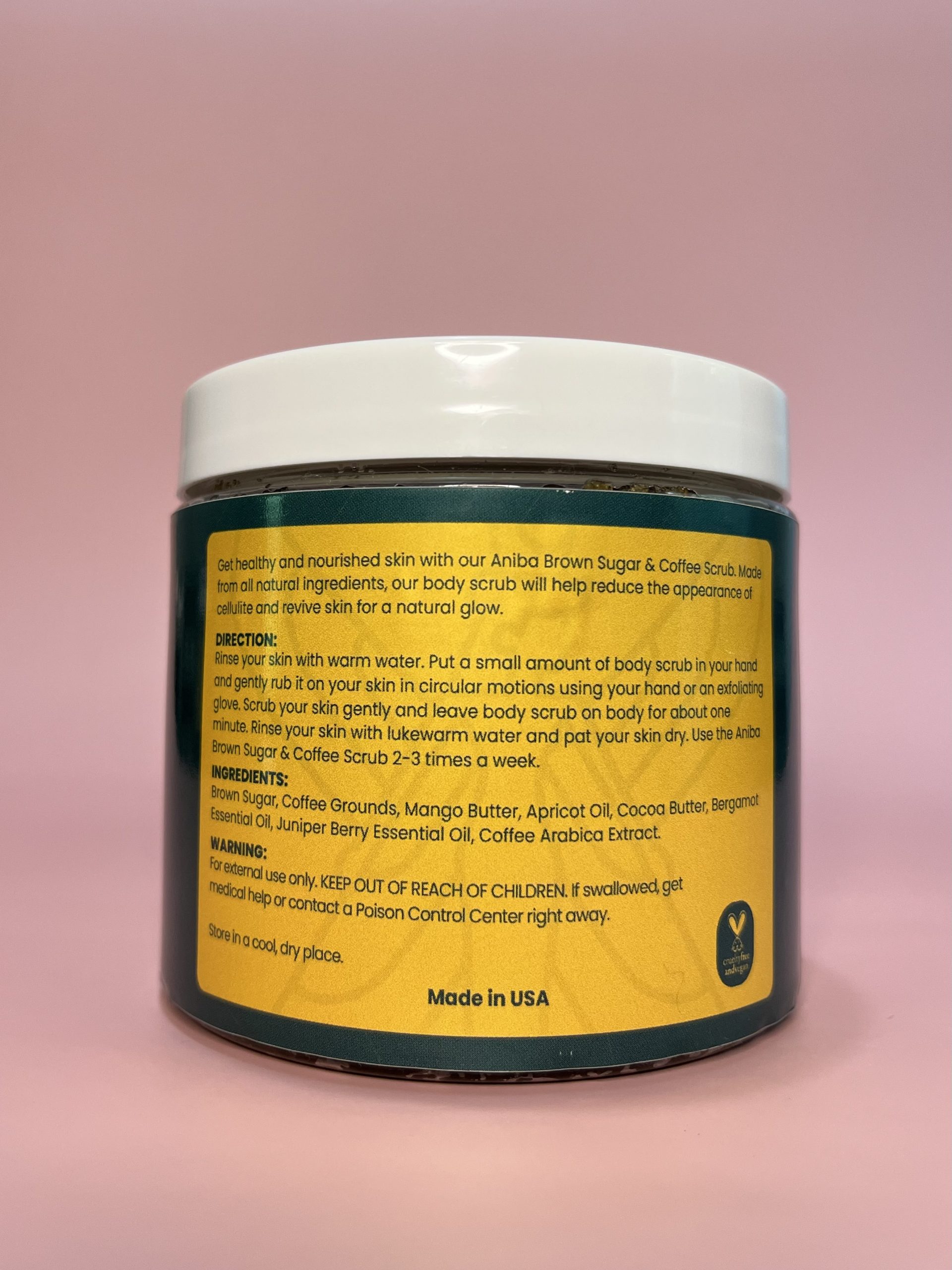 Aniba Brown Sugar & Coffee Body Scrub