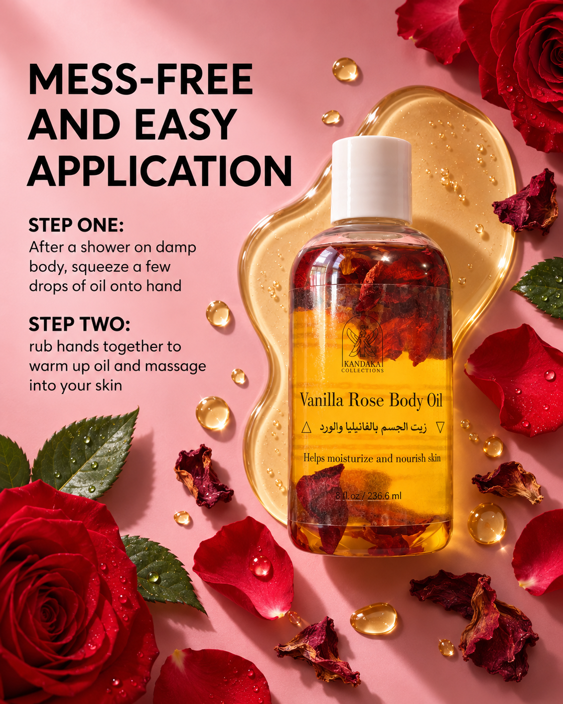 Vanilla Rose Body Oil